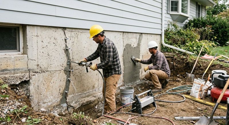 Basement Foundation Repair in Bedford, TX
