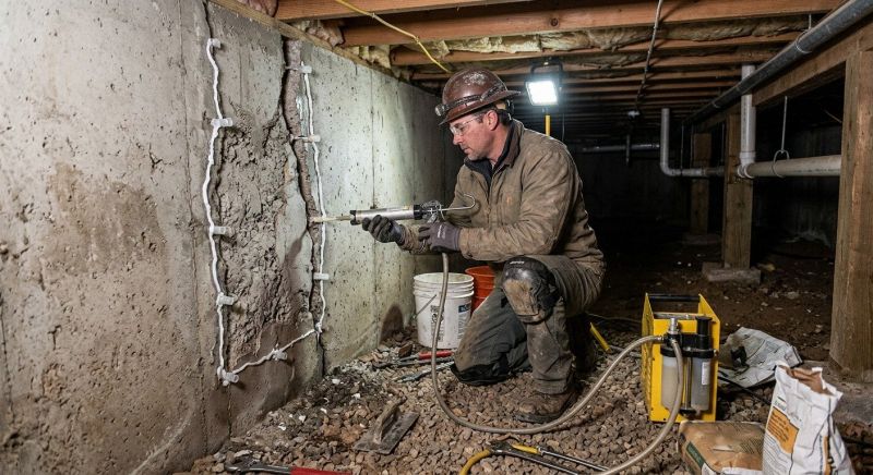 Basement Foundation Repair in Justin, TX