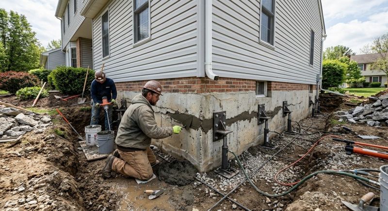 Basement Foundation Repair in Mansfield, TX