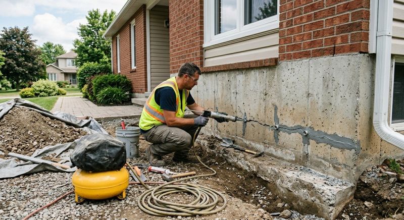 Basement Foundation Repair in Roanoke, TX