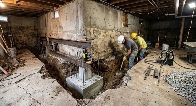 Basement Underpinning in Grapevine, TX