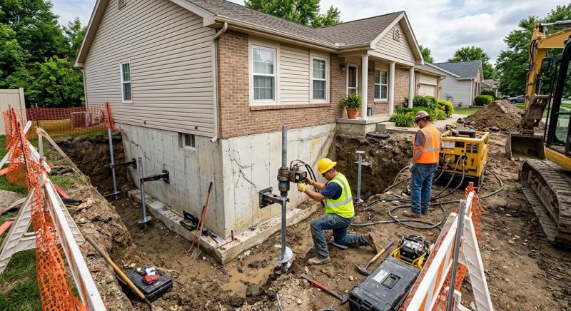 Building Foundation Repair in Grapevine, TX