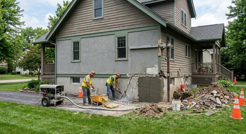 Building Foundation Repair in Mansfield, TX