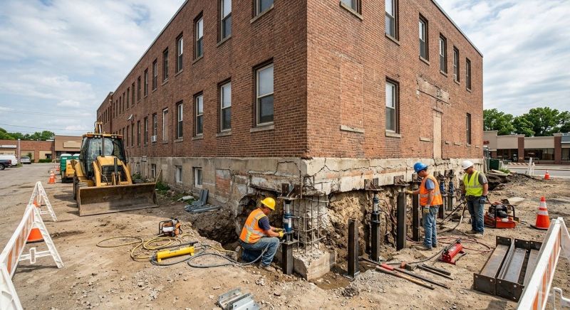 Commercial Foundation Repair in Grapevine, TX