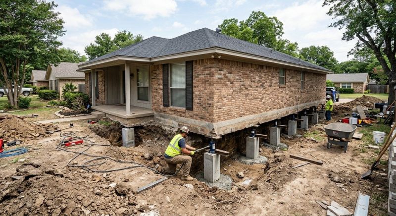 Concrete Foundation Leveling in Krum, TX