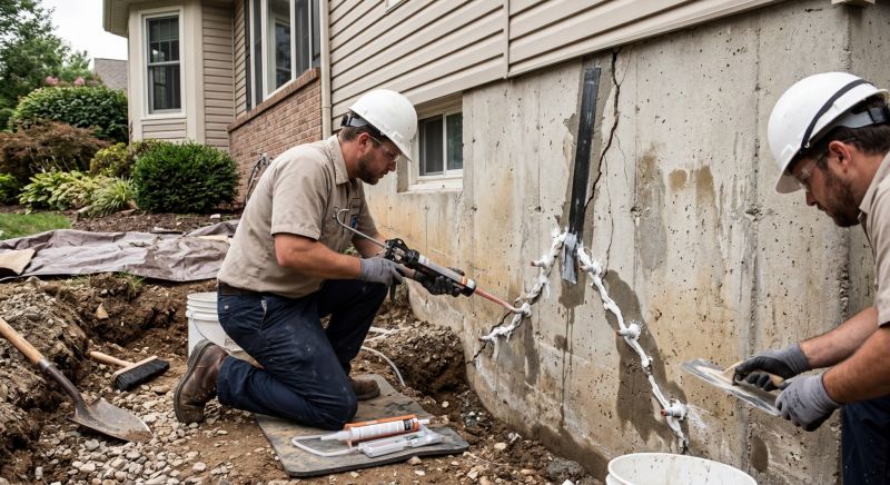 Cracked Foundation Repair in Argyle, TX