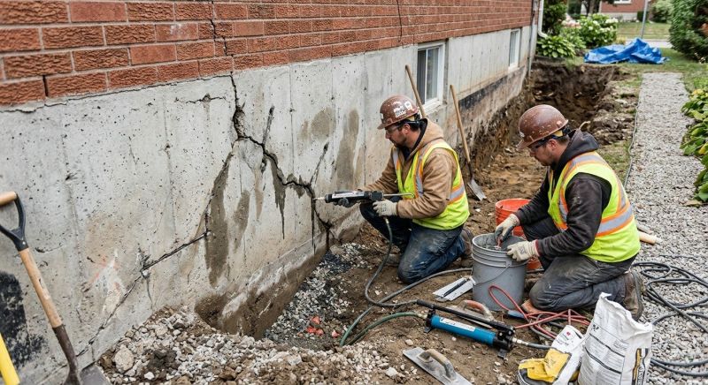 Cracked Foundation Repair in Colleyville, TX