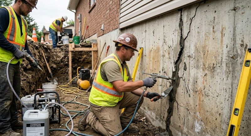 Cracked Foundation Repair in Little Elm, TX