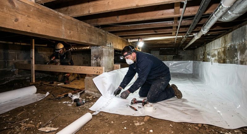 Crawl Space Leveling in Grapevine, TX