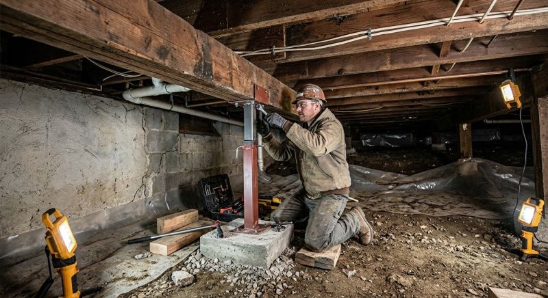 Crawlspace Foundation Repair in Krum, TX