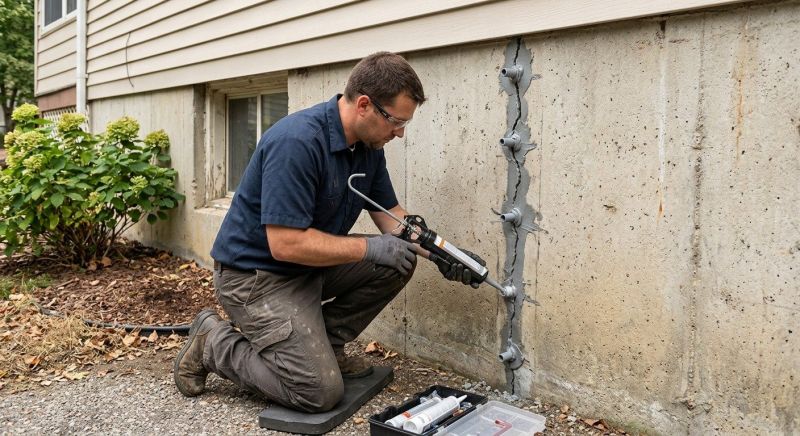 Foundation Crack Sealing in Grapevine, TX