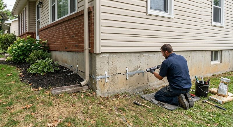 Foundation Crack Sealing in Grapevine, TX