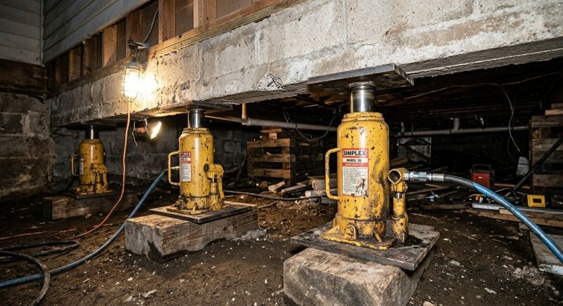 Foundation Jacking in Addison, TX