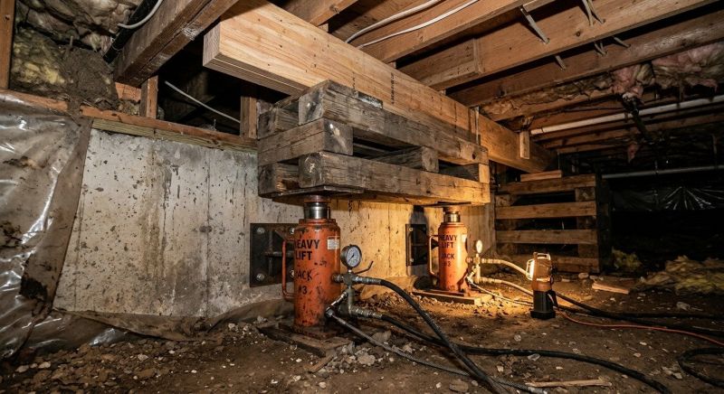 Foundation Jacking in Colleyville, TX