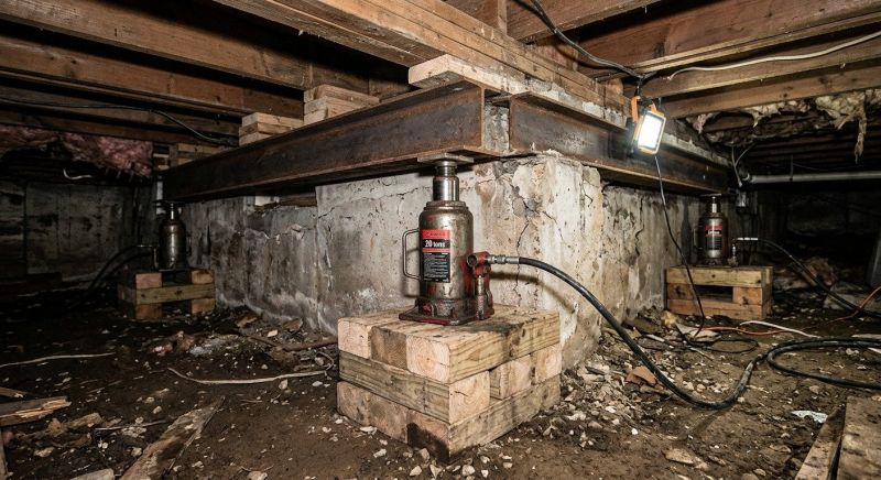 Foundation Jacking in Flower Mound, TX
