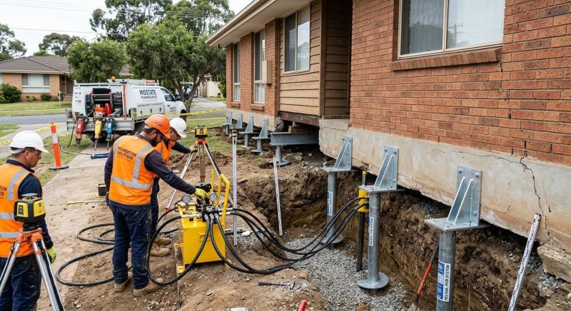 Foundation Jacking in Grand Prairie, TX