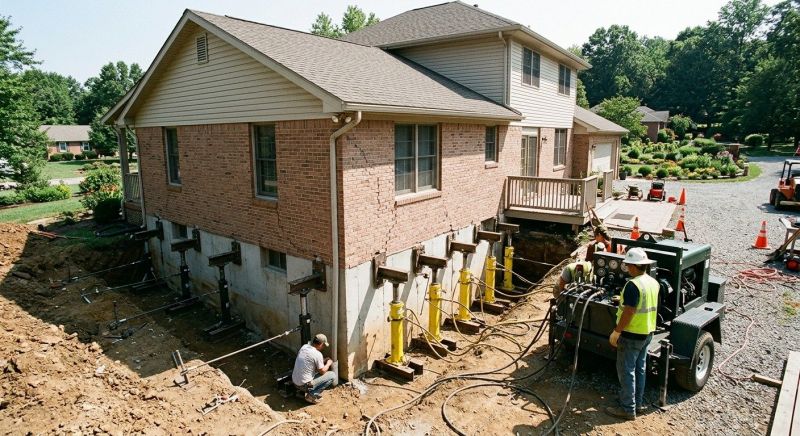 Foundation Jacking in Hurst, TX
