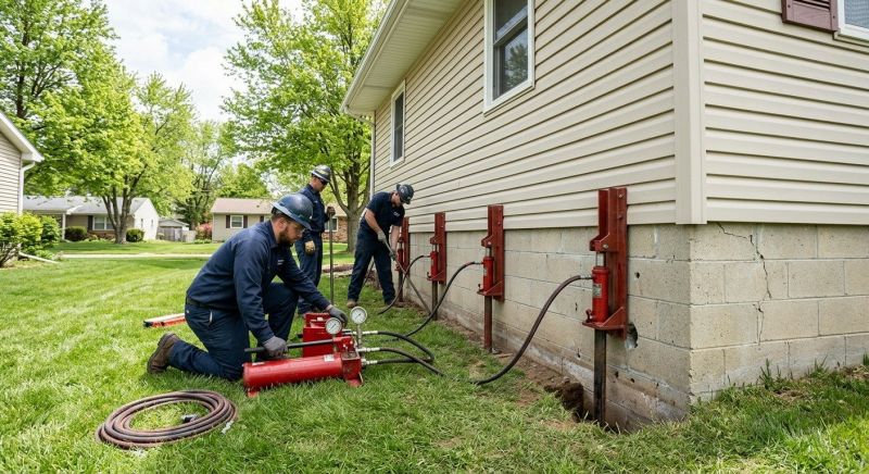 Foundation Jacking in Grapevine, TX