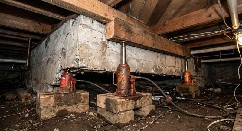 Foundation Jacking in Rhome, TX