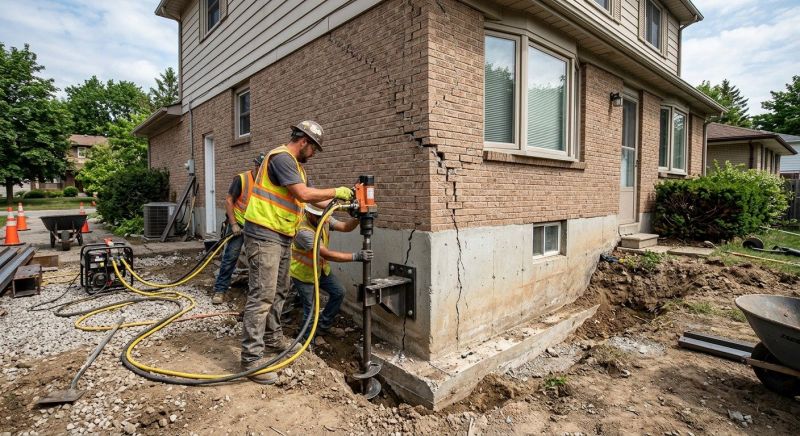 Foundation Lifting in Hurst, TX