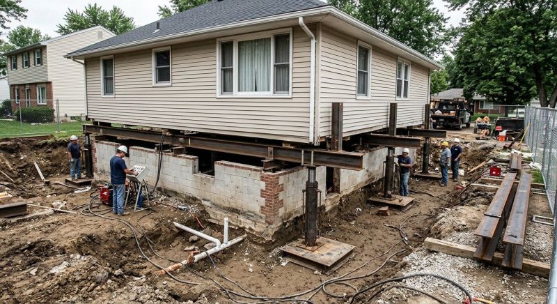 Foundation Lifting in North Richland Hills, TX