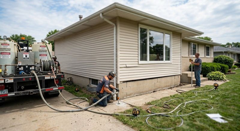 Foundation Lifting in North Richland Hills, TX