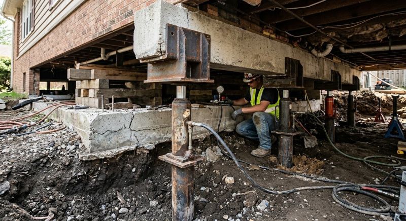 Foundation Lifting in Roanoke, TX