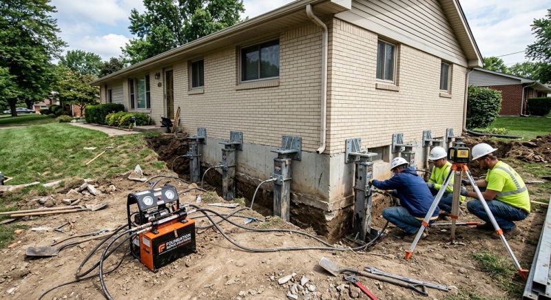 Foundation Pier Leveling in Grapevine, TX