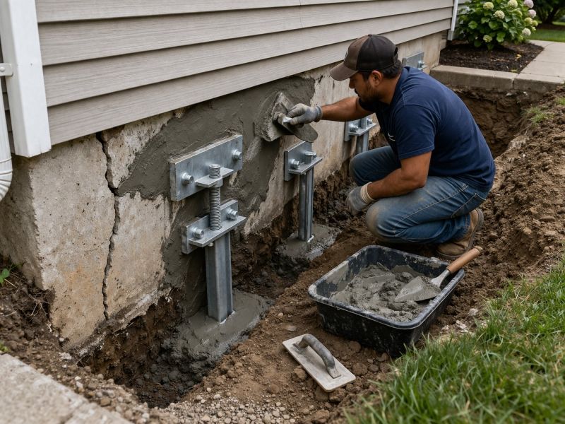 Foundation Pier Repair in Grapevine, TX