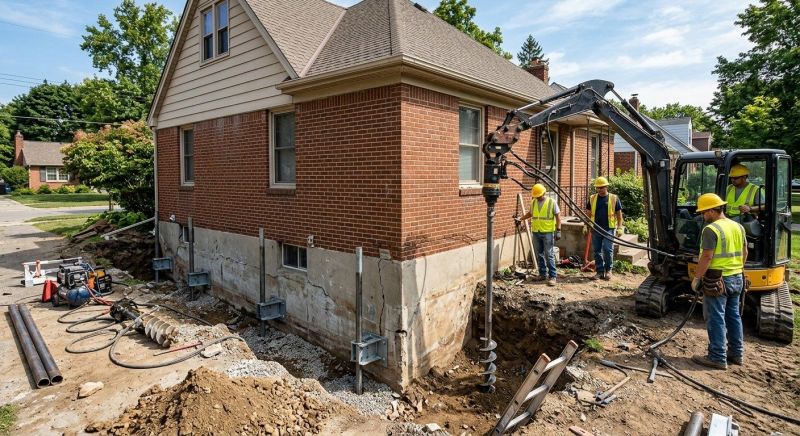 Foundation Stabilizing in Rhome, TX