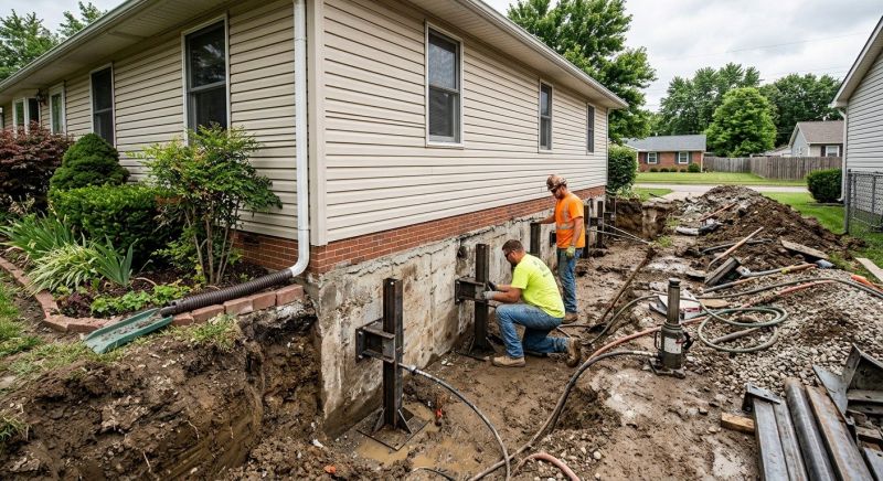 Foundation Stabilizing in Roanoke, TX