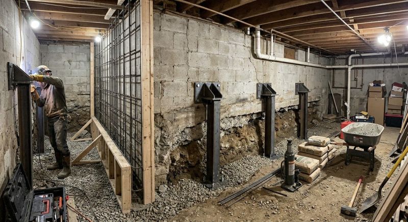 Foundation Stabilizing in The Colony, TX