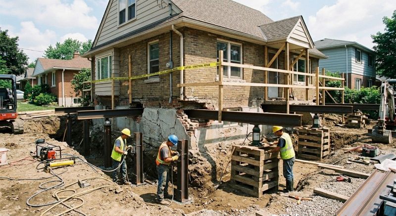 House Foundation Repair in Addison, TX