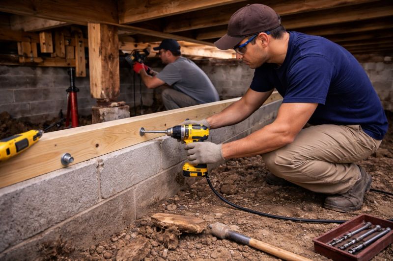 House Foundation Repair in Krum, TX