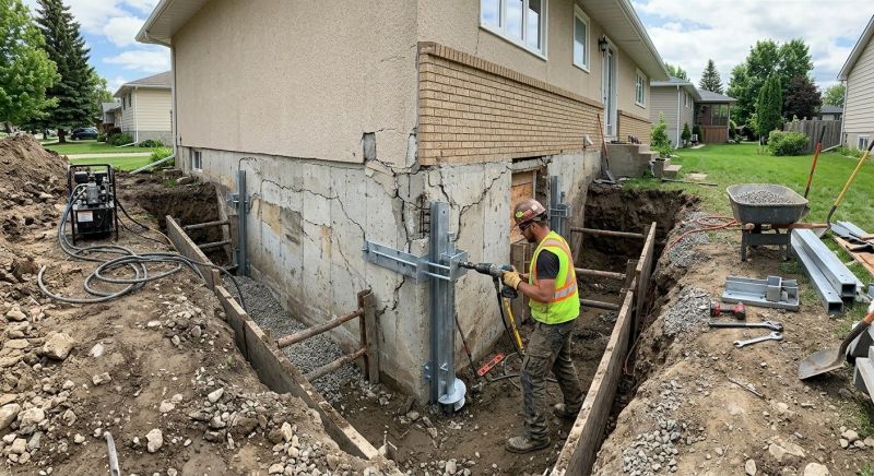 House Foundation Repair in The Colony, TX
