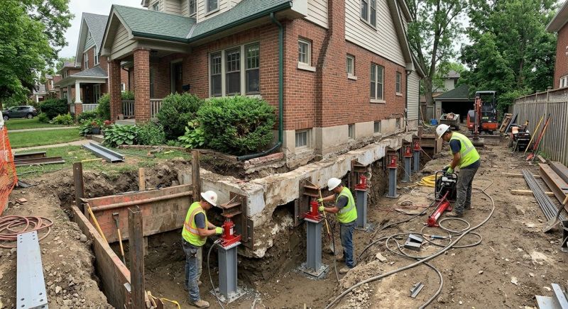 House Underpinning in Grapevine, TX