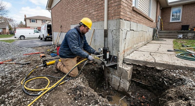 Sinking Foundation Repair in Irving, TX