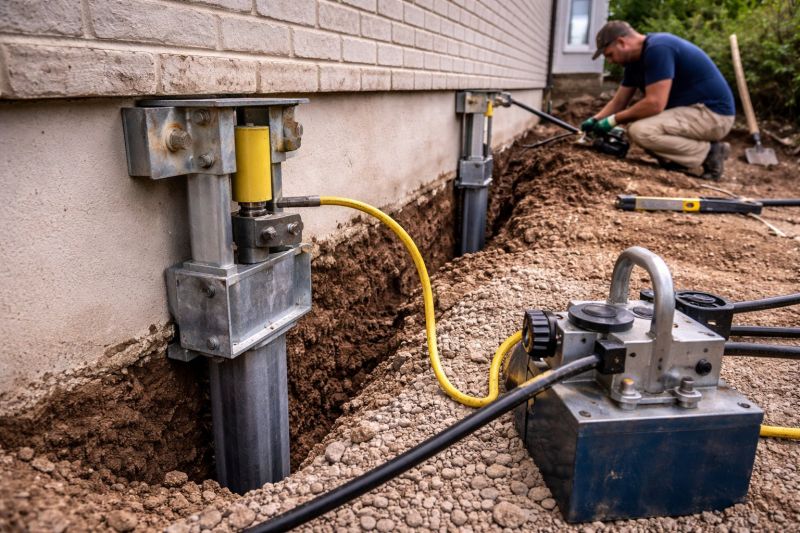Sinking Foundation Repair in Rhome, TX