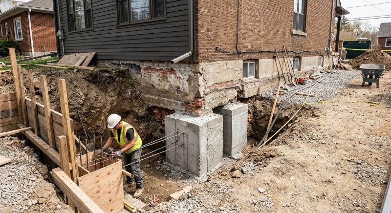 Structural Underpinning in Grapevine, TX