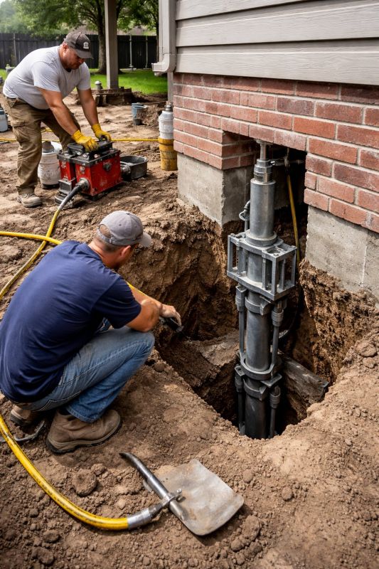 Structural Underpinning in Grapevine, TX