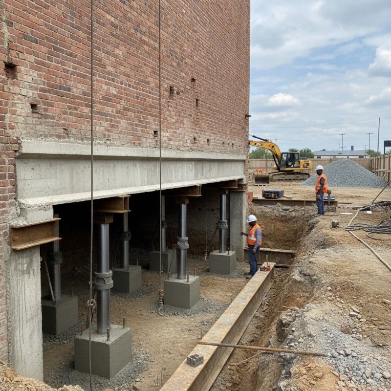 Structural Underpinning in Grapevine, TX